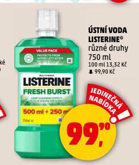 LISTERINE STN VODA