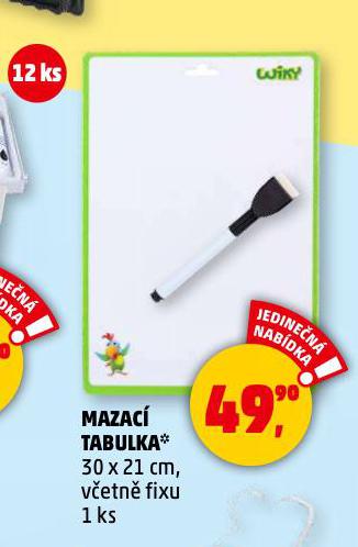 MAZAC TABULKA