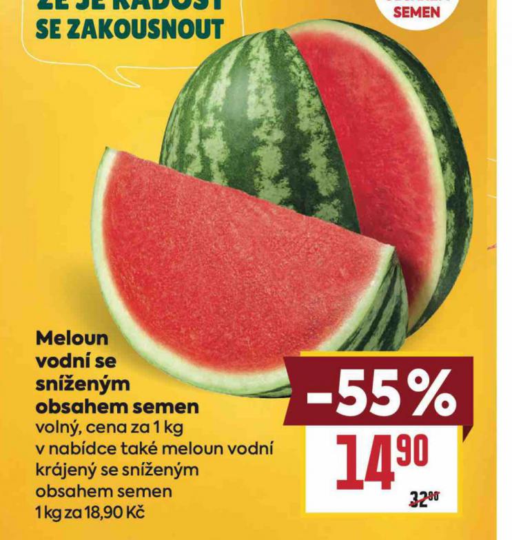 MELOUN VODN SE SN͎ENM OBSAHEM SEMEN