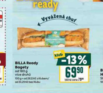 BILLA READY BAGETY