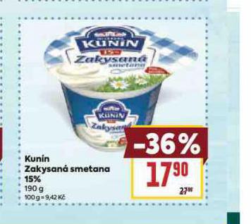KUNN ZAKYSAN SMETANA 15%
