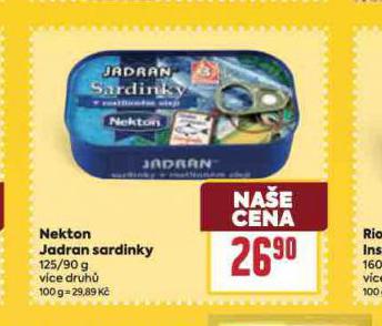 NEKTON JADRAN SARDINKY
