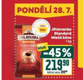 JIHLAVAKA STANDARD MLET KVA