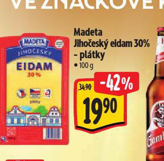 MADETA JIHOESK EIDAM 30% PLTKY