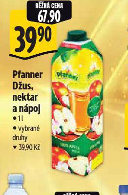 PFANNER DUS, NEKTAR A NPOJ