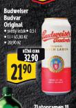 PIVO BUDWEISER BUDVAR ORIGINAL
