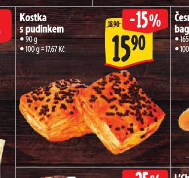 KOSTKA S PUDINKEM