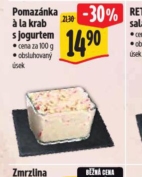 POMAZNKA  LA KRAB S JOGURTEM