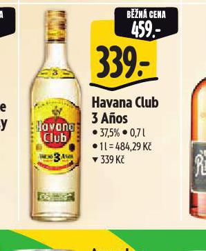 HAVANA CLUB 3 ANOS