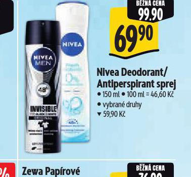 NIVEA ANTIPERSPIRANT / DEODORANT SPREJ