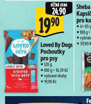 LOVED BY DOGS POCHOUTKY PRO PSY