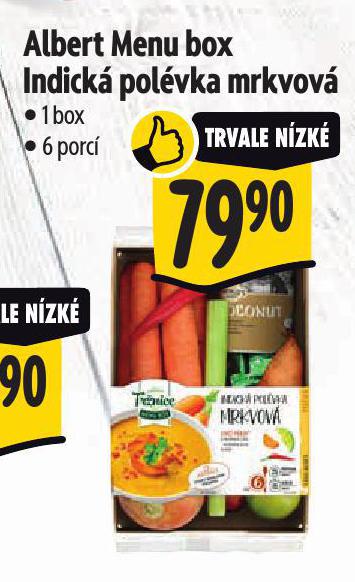ALBERT MENU BOX INDICK MRKVOV POLVKA