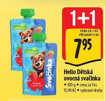 HELLO DTSK OVOCN PESNDVKA