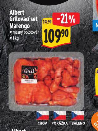 GRILOVAC SET MARENGO