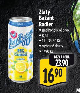 PIVO ZLAT BAANT RADLER
