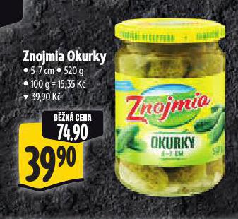 ZNOJMIA OKURKY
