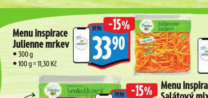 MENU INSPIRACE JULIENNE MRKEV