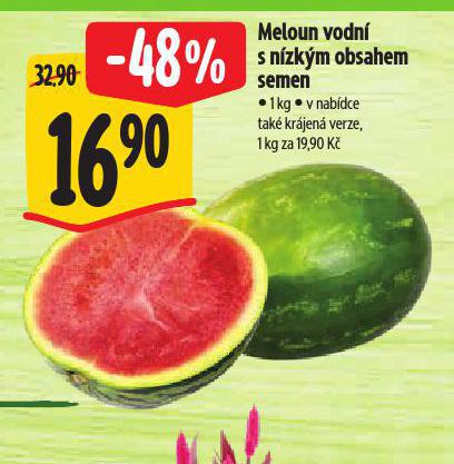 MELOUN VODN S NZKM OBSAHEM SEMEN