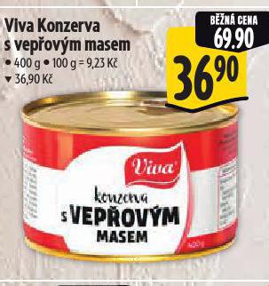 VIVA KONZERVA S VEPOVM MASEM