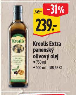 KREOLIS EXTRA PANENSK OLIVOV OLEJ