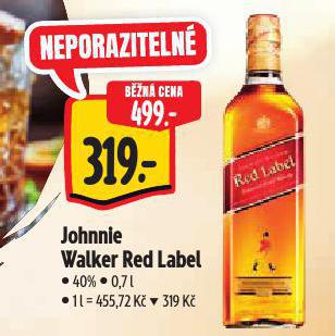 JOHNNIE WALKER RED LABEL