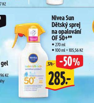 NIVEA SUN DTSK SPREJ NA OPALOVN
