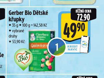GERBER BIO DTSK KUPKY