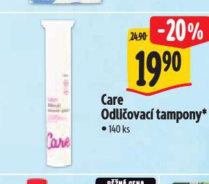 CARE ODLIOVAC TAMPONY