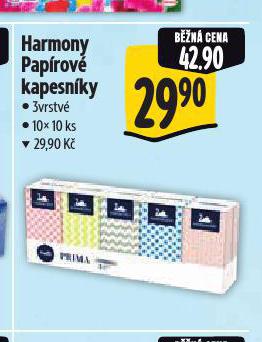 HARMONY PAPROV KAPESNKY