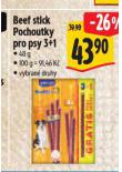 BEEF STICK POCHOUTKY PRO PSY