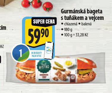 GURMNSK BAGETA S TUKEM A VEJCEM