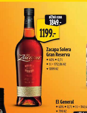 ZACAPA SOLERA GRAN RESERVA