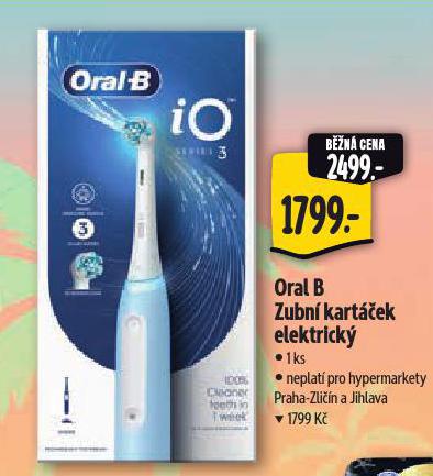 ORAL B ZUBN KARTEK ELEKTRICK