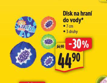 DISK NA HRAN DO VODY