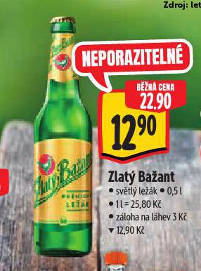 PIVO ZLAT BAANT