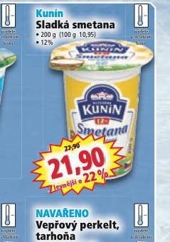 KUNN SLADK SMETANA