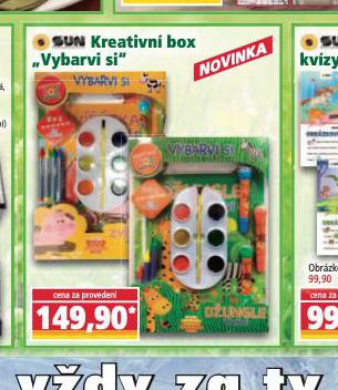 KREATIVN BOX VYBARVI SI
