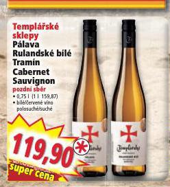 TEMPLSK SKLEPY CABERNET SAUVIGNON