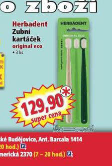 HERBADENT ZUBN KARTEK
