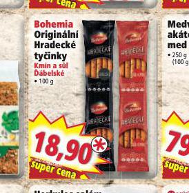 BOHEMIA ORIGINLN HRADECK TYINKY