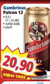 PIVO GAMBRINUS PATRON 12