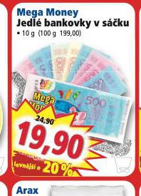 MEGA MONEY JEDL BANKOVKY V SKU