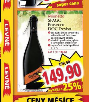 MIONETTO PROSECCO DOC TREVISO SPAGO
