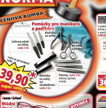 POMCKY NA MANIKRU A PEDIKRU