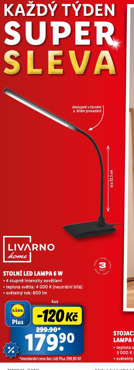 STOLN LAMPA 6 W