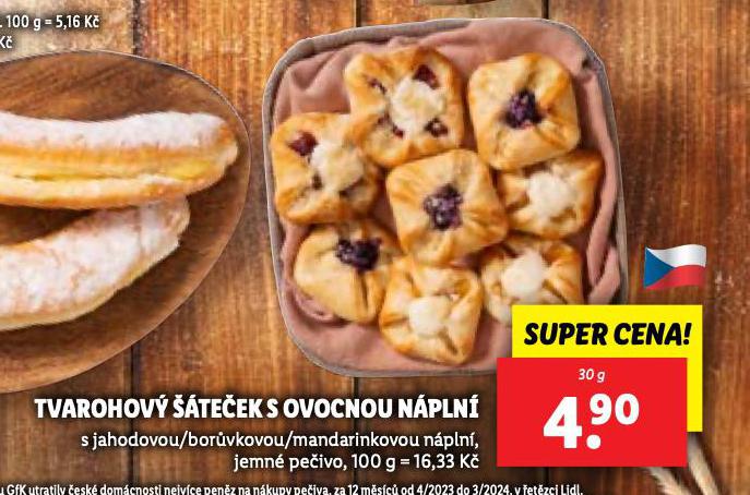 TVAROHOV TEEK S OVOCNOU NPLN