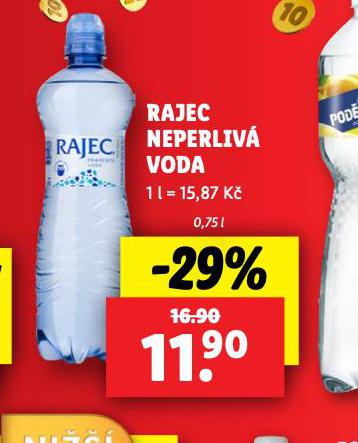 RAJEC NEPERLIV VODA
