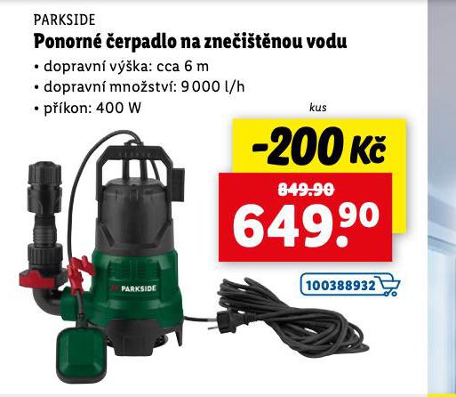 PONORN ERPADLO NA ZNEITNOU VODU