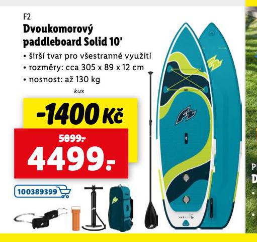DVOUKOMOROV PADDLEBOARD SOLID 10,6"