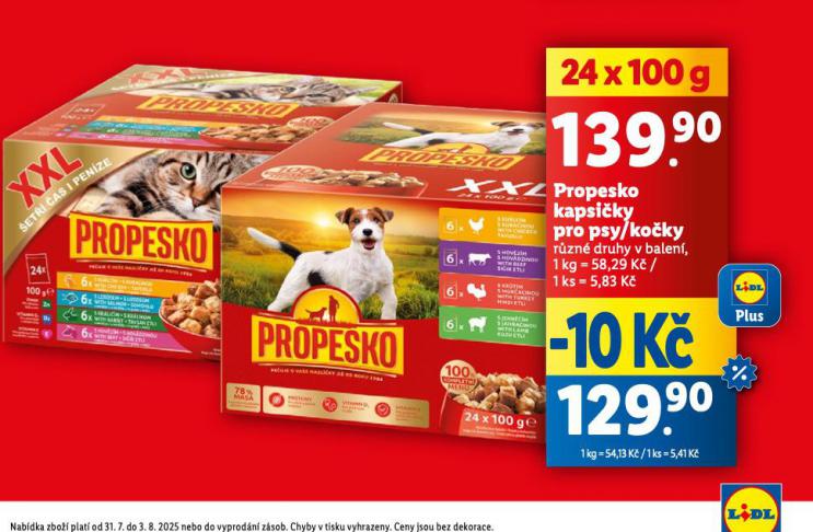 PROPESKO KAPSIKY PRO KOKY